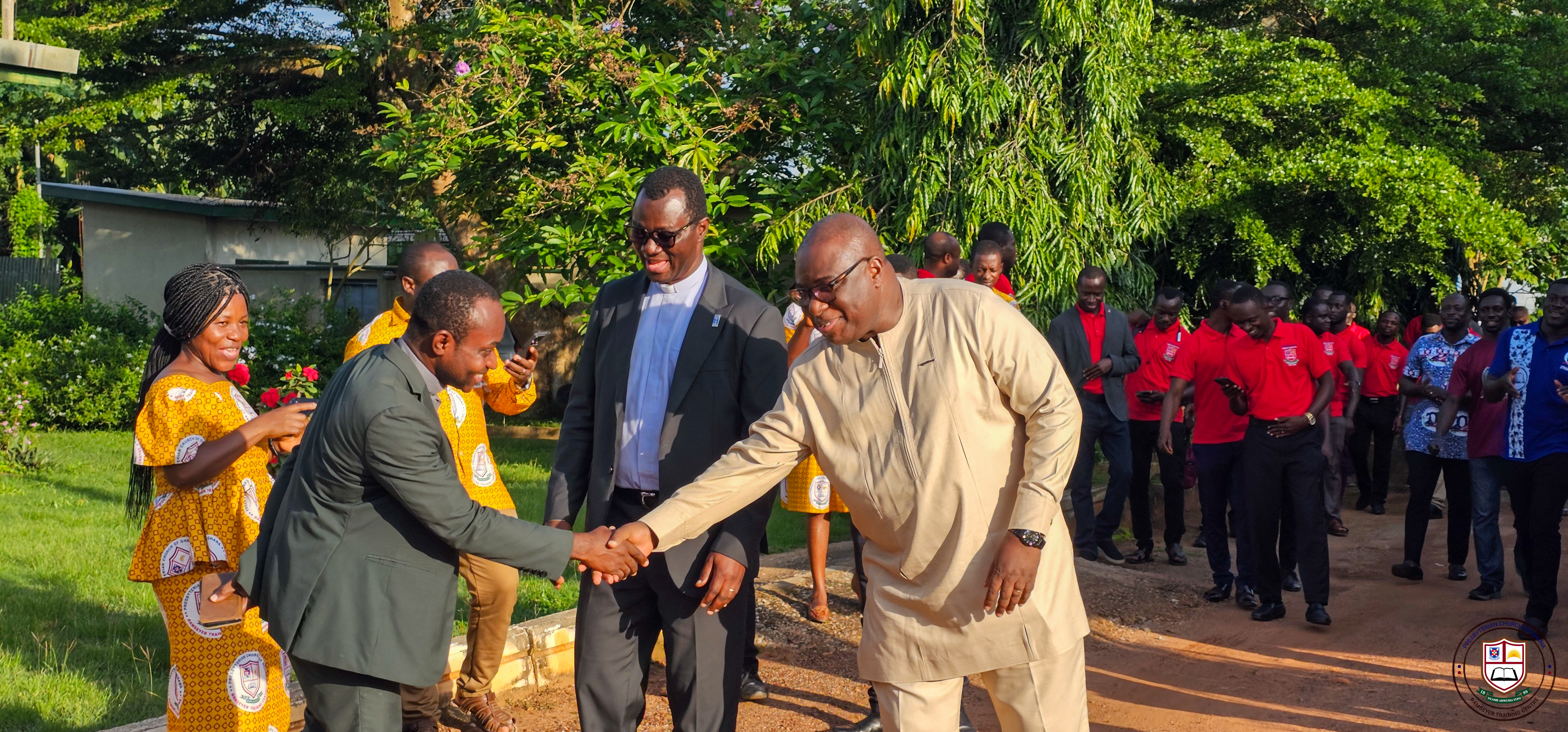 Very Rev. Prof. J. O. Y. Mante at RTC